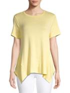 Jones New York Asymmetric Hem Tee