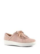Fitflop Sporty Tm Laced Fringe Suede Sneakers