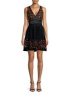 French Connection Amity Lace V-neck Dress