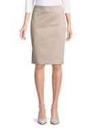 Lord & Taylor Pique Pencil Skirt