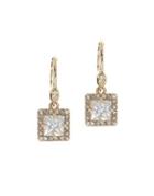 Ivanka Trump Crystal Square Drop Earrings