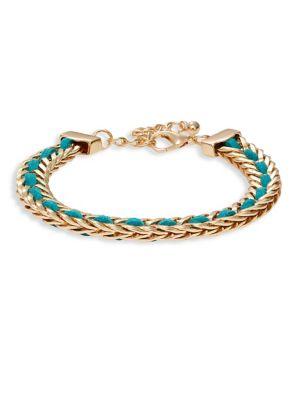 Design Lab Lord & Taylor Textured Chain Bracelet
