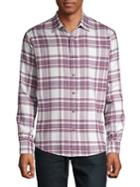 Black Brown Exploded Plaid Cotton Shirt