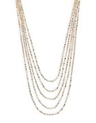 Panacea Five Row Nested Chainlink Necklace