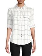 Ivanka Trump Long-sleeve Plaid Shirt