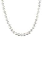 Sonatina Sterling Silver & 8-9mm White Freshwater Pearl Necklace