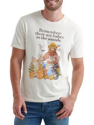 Lucky Brand Graphic Short-sleeve Cotton Tee