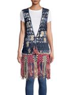 Free People Crocheted Cotton Vest