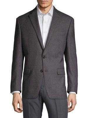 Lauren Ralph Lauren Ultraflex Check Wool Blazer