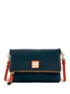 Dooney & Bourke Pebble Grain Foldover Zip Crossbody Bag