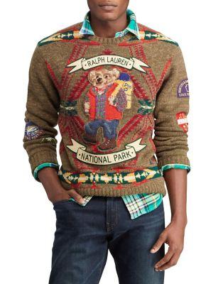 Polo Ralph Lauren Great Outdoors Hiking Bear Sweater