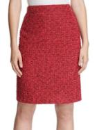 Donna Karan Tweed A-line Skirt