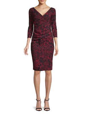 Chiara Boni La Petite Robe Sania Graphic Sheath Dress