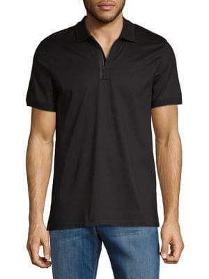 Calvin Klein Quarter-zip Cotton Polo