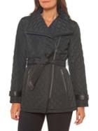 Vince Camuto Quilted Asymmetrical-zip Jacket