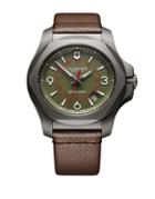 Victorinox Swiss Army I.n.o.x. Titanium Leather-strap Watch