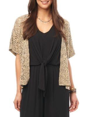 Democracy Open Stitch Cardigan
