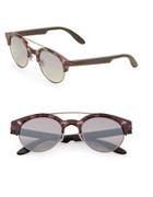 Carrera 53mm Turtoise Shell Aviator Sunglasses