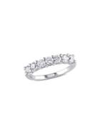 Sonatina 14k White Gold & Diamond Anniversary Band Ring