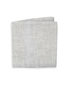 Black Brown Cotton & Linen Pocket Square