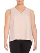 Lord & Taylor Erica V-neck Shell