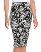 Vince Camuto Dotted Pencil Skirt