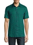 Michael Kors Abstract-print Cotton Shirt