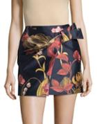 Cmeo Collective Floral Mini Skirt