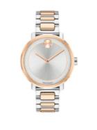 Movado Bold Frosted-dial Two-tone Stainless Steel Bracelet Watch