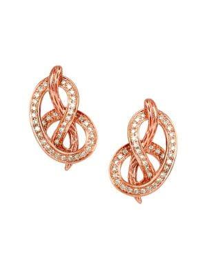 Le Vian Strawberry N' Vanilla Knots Earrings