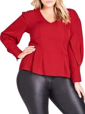 City Chic Plus Pow Wow Top