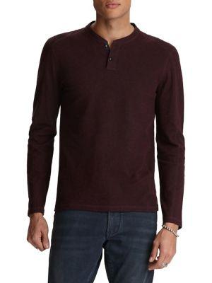 John Varvatos Star U.s.a. Wilmington Double-knit Henley