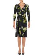 Tommy Hilfiger Floral Printed Ruffled Dress