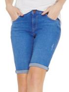 Dorothy Perkins Bright Blue Knee Shorts