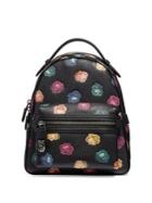 Coach Pebble Leather Floral-print Backpack