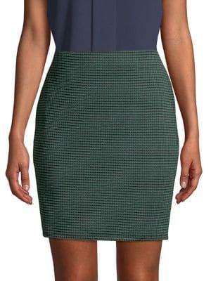 Dorothy Perkins Checkered Mini Pencil Skirt