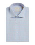 Michael Michael Kors Regular-fit Plaid Silk Dress Shirt