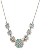 Marchesa Floral Pattern Necklace- 32in