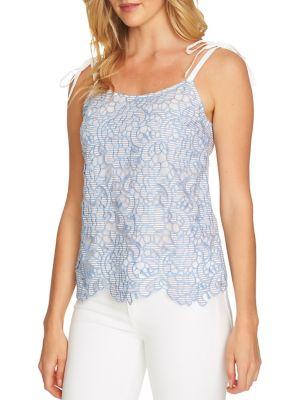 Cece Sleeveless Lace Top