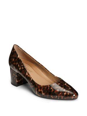 Aerosoles Silver Stone Leather Pumps