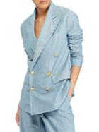 Polo Ralph Lauren Chambray Double-breasted Blazer