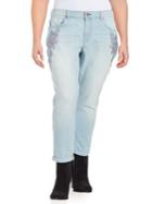 Jessica Simpson Plus Mika Embroidered Best Friend Jeans