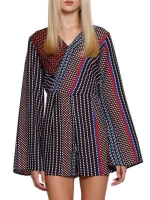 Walter Baker Geo-print Collier Romper