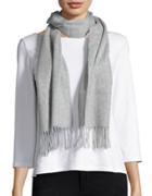 Lord & Taylor Fringed Cashmere Scarf