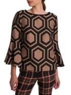Trina Turk Splendid Bell-sleeve Top