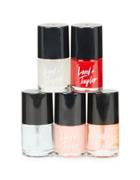 Lord & Taylor Five-piece Gel And Matte Nail Color Set