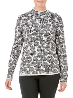 Olsen Abstract Dot Sweater