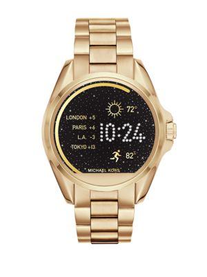Michael Kors Bradshaw Goldtone Touchscreen Bracelet Smartwatch