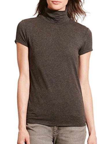 Lauren Ralph Lauren Short Sleeve Turtleneck Jersey Tee