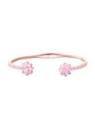 Nina Goldplated Crystal Floral Cuff Bracelet